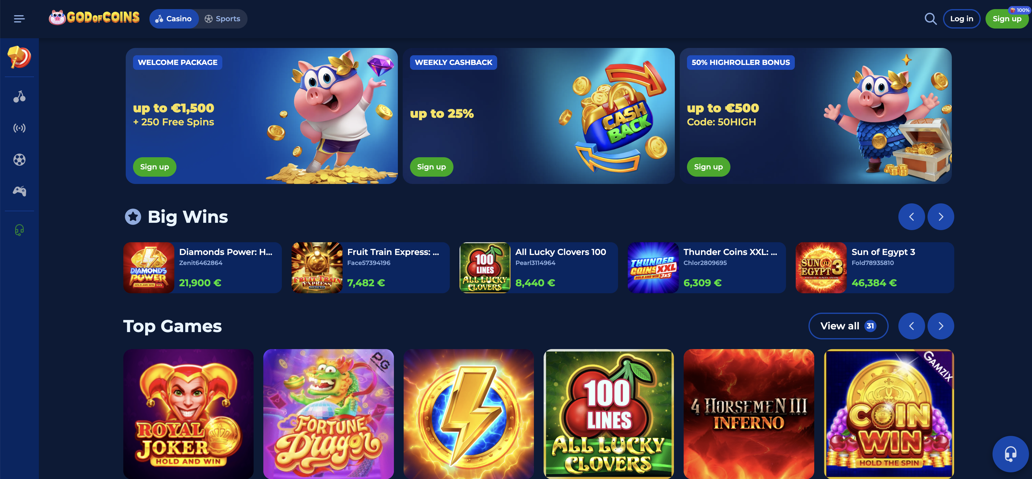 God of Coins App